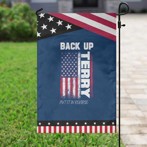 Back It Up Terry Put It In Reverse Garden Flag Funny 4th of July Patriotic American Flag TS10 Classic Blue Black Print Your Wear