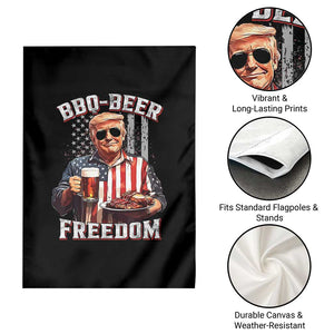 Funny Trump 4th Of July Garden Flag Patriotic BBQ Beer Freedom American Flag TS10 Print Your Wear