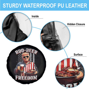Funny Trump 4th Of July Spare Tire Cover Patriotic BBQ Beer Freedom American Flag TS10 Print Your Wear