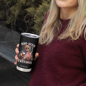 Funny Trump 4th Of July Tumbler Cup Patriotic BBQ Beer Freedom American Flag TS10 Print Your Wear