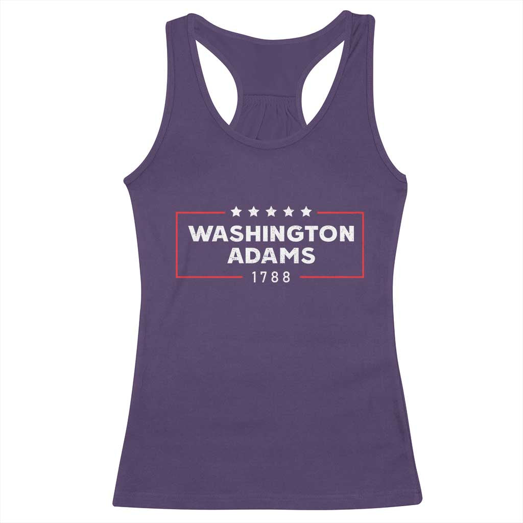 4th July George Washington 1788 Racerback Tank Top Retro President Campaign TS10 Purple Print Your Wear