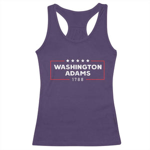 4th July George Washington 1788 Racerback Tank Top Retro President Campaign TS10 Purple Print Your Wear
