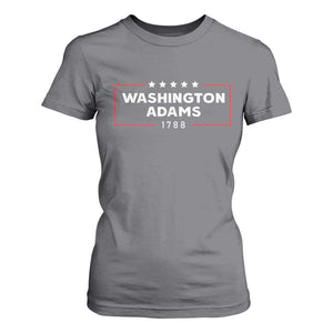 4th July George Washington 1788 T Shirt For Women Retro President Campaign TS10 Charcoal Print Your Wear