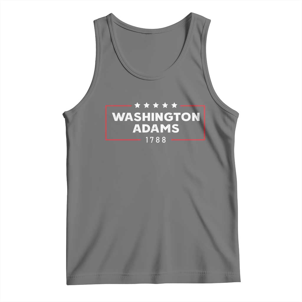 4th July George Washington 1788 Tank Top Retro President Campaign TS10 Black Heather Print Your Wear