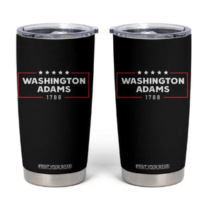 4th July George Washington 1788 Tumbler Cup Retro President Campaign TS10 Black Print Your Wear