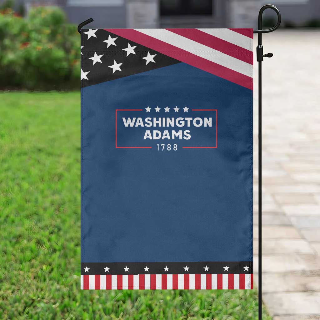 4th July George Washington 1788 Garden Flag Retro President Campaign TS10 Classic Blue Black Print Your Wear