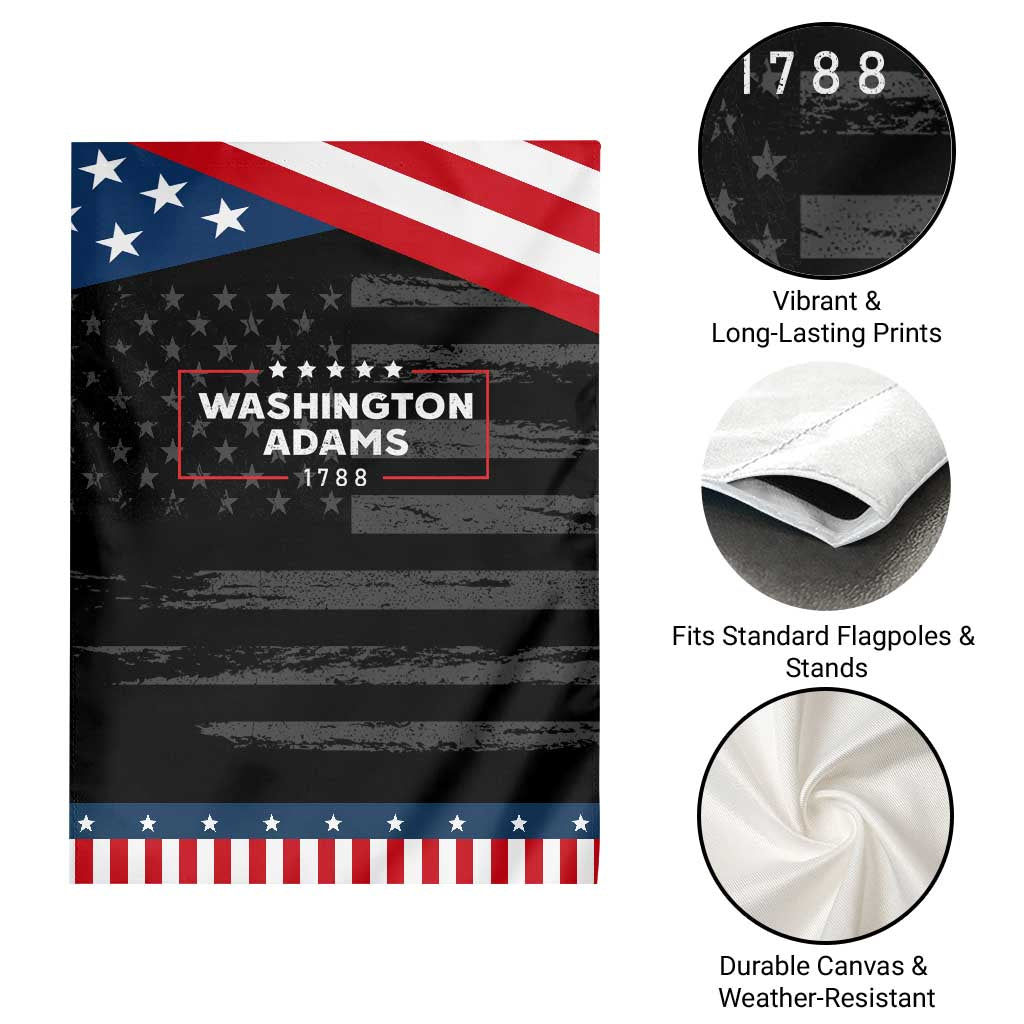 4th July George Washington 1788 Garden Flag Retro President Campaign TS10 Print Your Wear