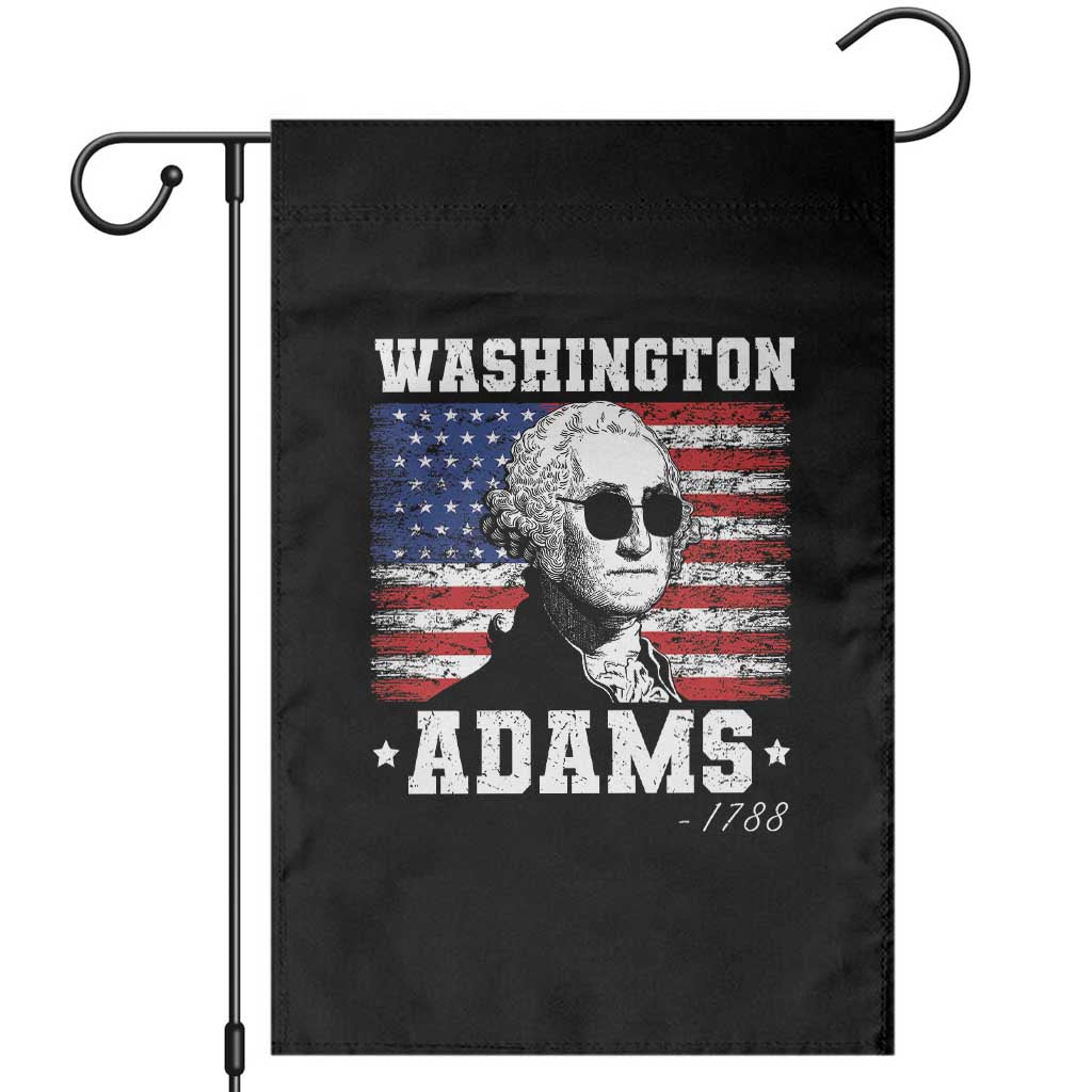 George Washington 1788 Garden Flag Funny 4th of July Retro President Campaign USA Flag TS10 Black Print Your Wear