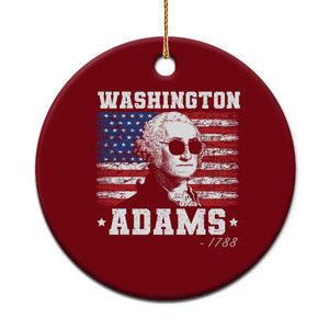 George Washington 1788 Ceramic Ornament Funny 4th of July Retro President Campaign USA Flag TS10 1pc Red Print Your Wear