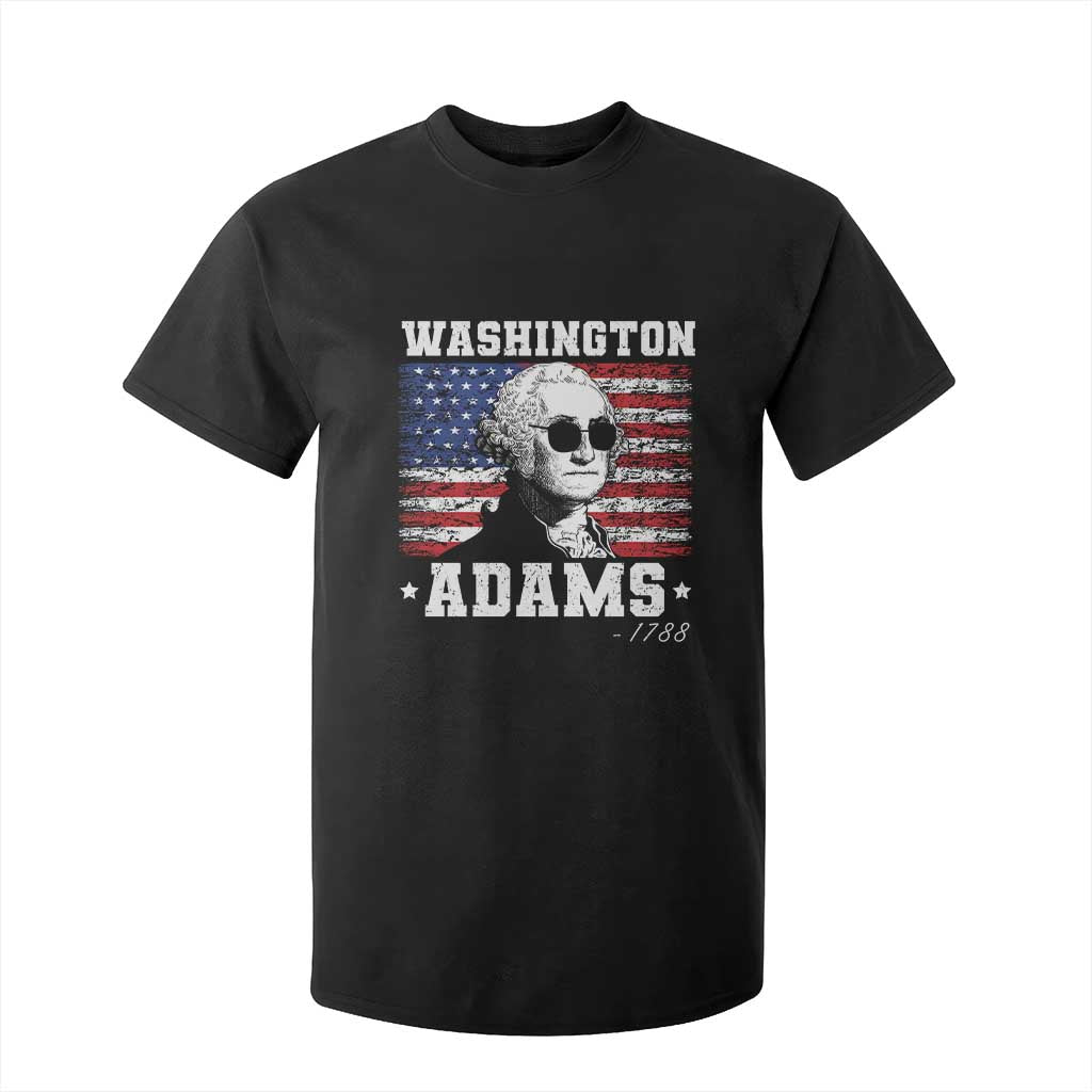 George Washington 1788 T Shirt For Kid Funny 4th of July Retro President Campaign USA Flag TS10 Black Print Your Wear