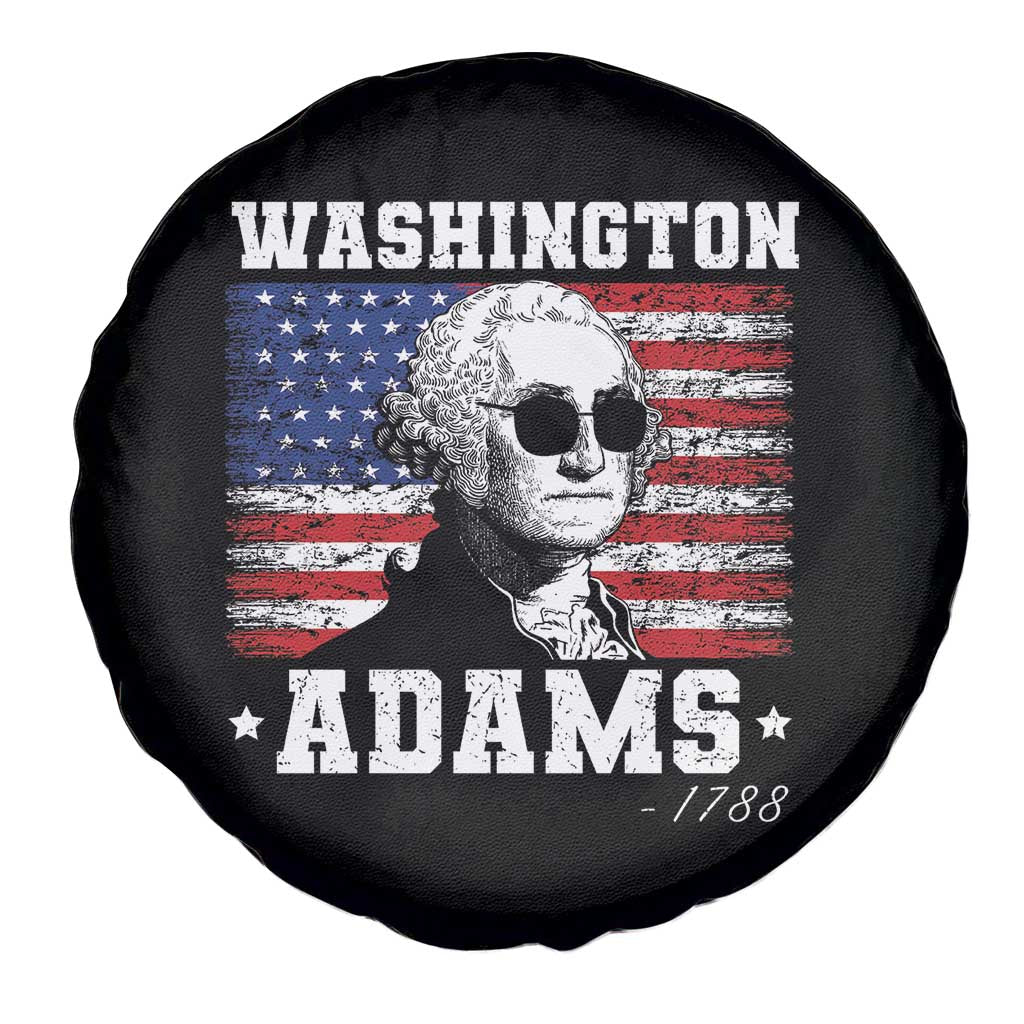 George Washington 1788 Spare Tire Cover Funny 4th of July Retro President Campaign USA Flag TS10 Print Your Wear