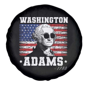 George Washington 1788 Spare Tire Cover Funny 4th of July Retro President Campaign USA Flag TS10 Print Your Wear