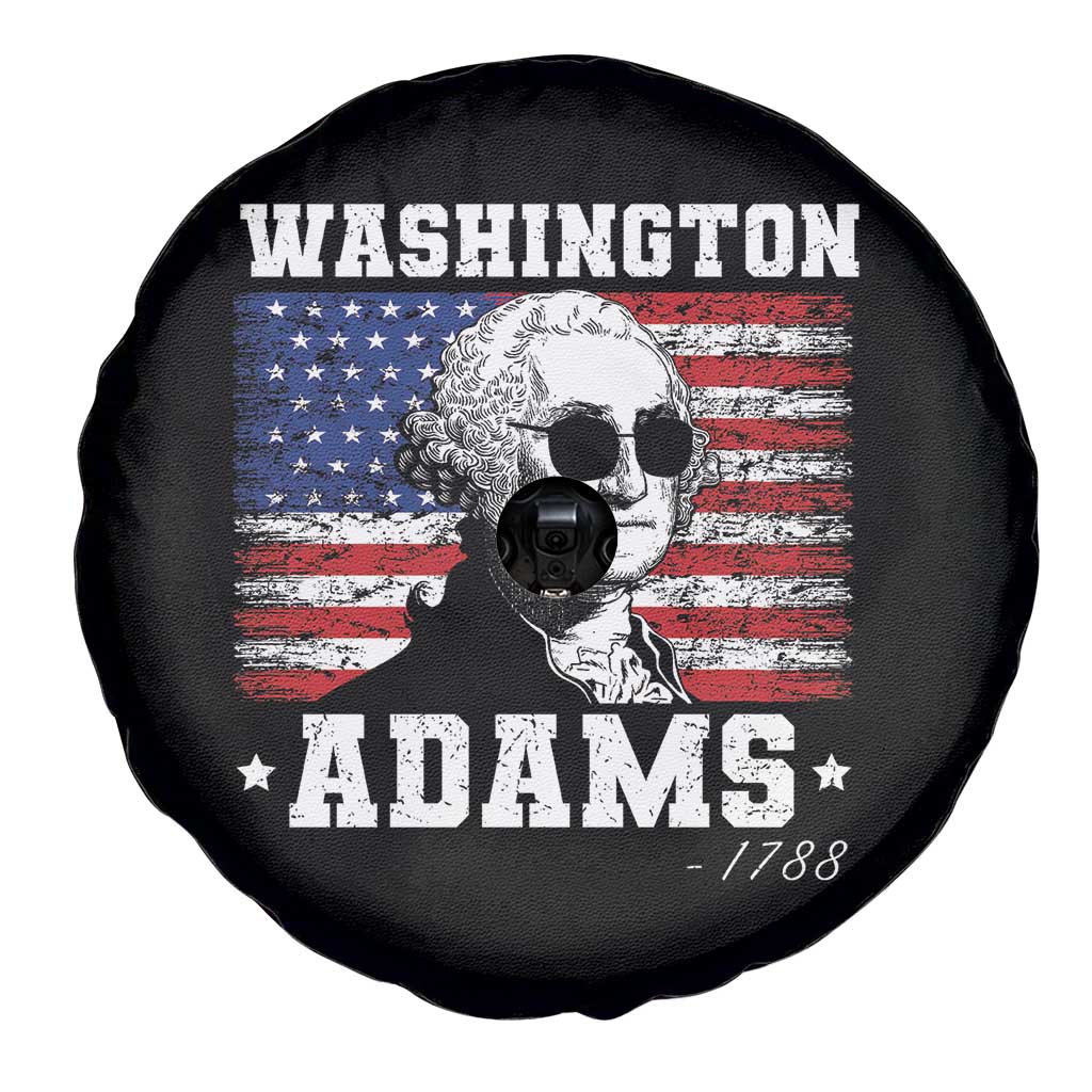 George Washington 1788 Spare Tire Cover Funny 4th of July Retro President Campaign USA Flag TS10 Print Your Wear