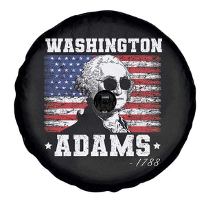 George Washington 1788 Spare Tire Cover Funny 4th of July Retro President Campaign USA Flag TS10 Print Your Wear