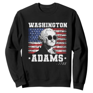 George Washington 1788 Sweatshirt Funny 4th of July Retro President Campaign USA Flag TS10 Black Print Your Wear
