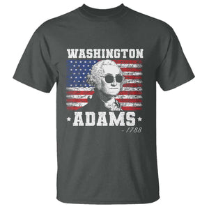 George Washington 1788 T Shirt Funny 4th of July Retro President Campaign USA Flag TS10 Dark Heather Print Your Wear