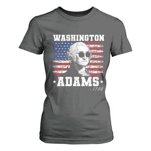George Washington 1788 T Shirt For Women Funny 4th of July Retro President Campaign USA Flag TS10 Dark Heather Print Your Wear