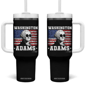 George Washington 1788 Tumbler With Handle Funny 4th of July Retro President Campaign USA Flag TS10 One Size: 40 oz Black Print Your Wear