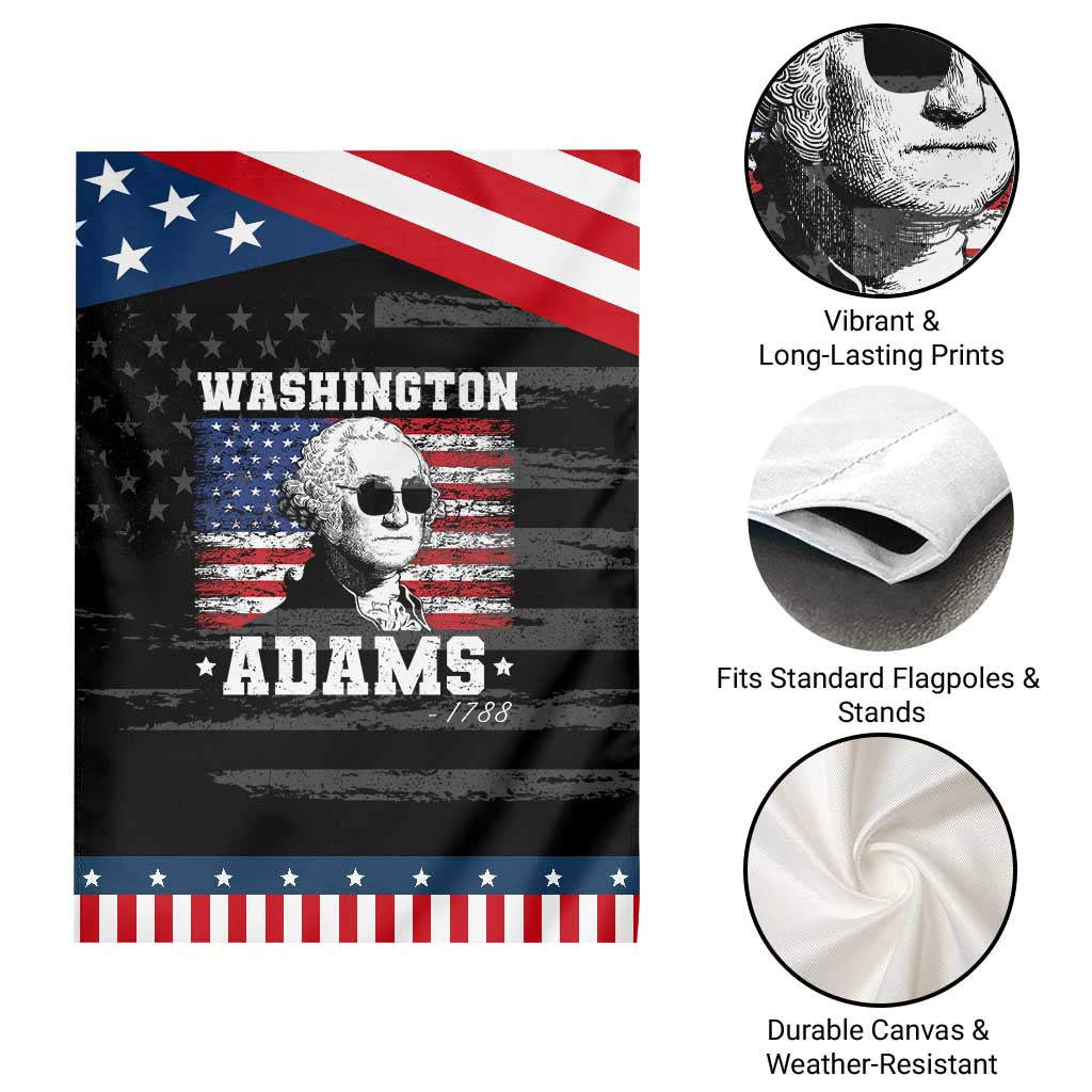 George Washington 1788 Garden Flag Funny 4th of July Retro President Campaign USA Flag TS10 Print Your Wear