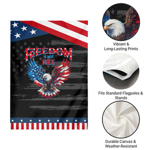 American Flag Bald Eagle Garden Flag Patriotic Eagle 4th of July Freedom Is Not Free TS10 Print Your Wear