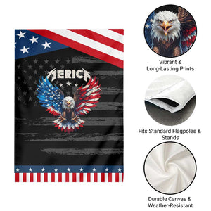 Bald Eagle Merica Garden Flag USA American Flag Patriotic 4th of July TS10 Print Your Wear