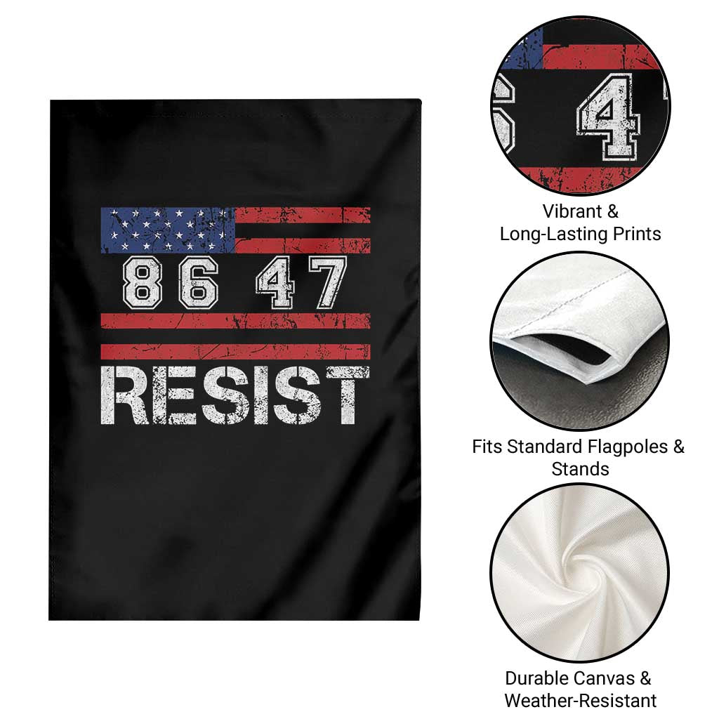 8647 Resist Garden Flag Retro Social Justice American Flag TS10 Print Your Wear