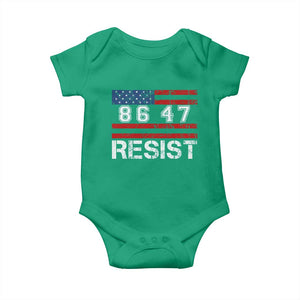 8647 Resist Baby Onesie Retro Social Justice American Flag TS10 Irish Green Print Your Wear