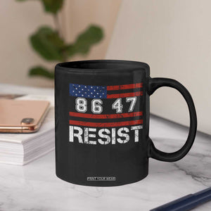 8647 Resist Coffee Mug Retro Social Justice American Flag TS10 Print Your Wear