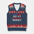 8647 Resist V-Neck Knit Sweater Vest Retro Social Justice American Flag - Print Your Wear