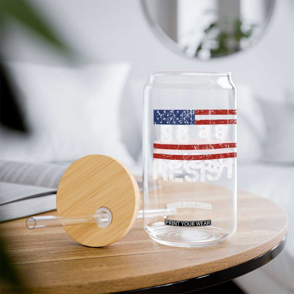 8647 Resist Glass Can Retro Social Justice American Flag TS10 Print Your Wear
