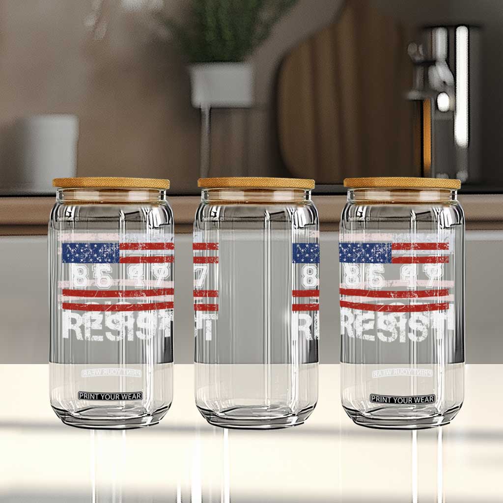 8647 Resist Glass Can Retro Social Justice American Flag TS10 Print Your Wear