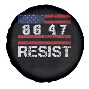 8647 Resist Spare Tire Cover Retro Social Justice American Flag TS10 Print Your Wear