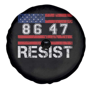 8647 Resist Spare Tire Cover Retro Social Justice American Flag TS10 Print Your Wear
