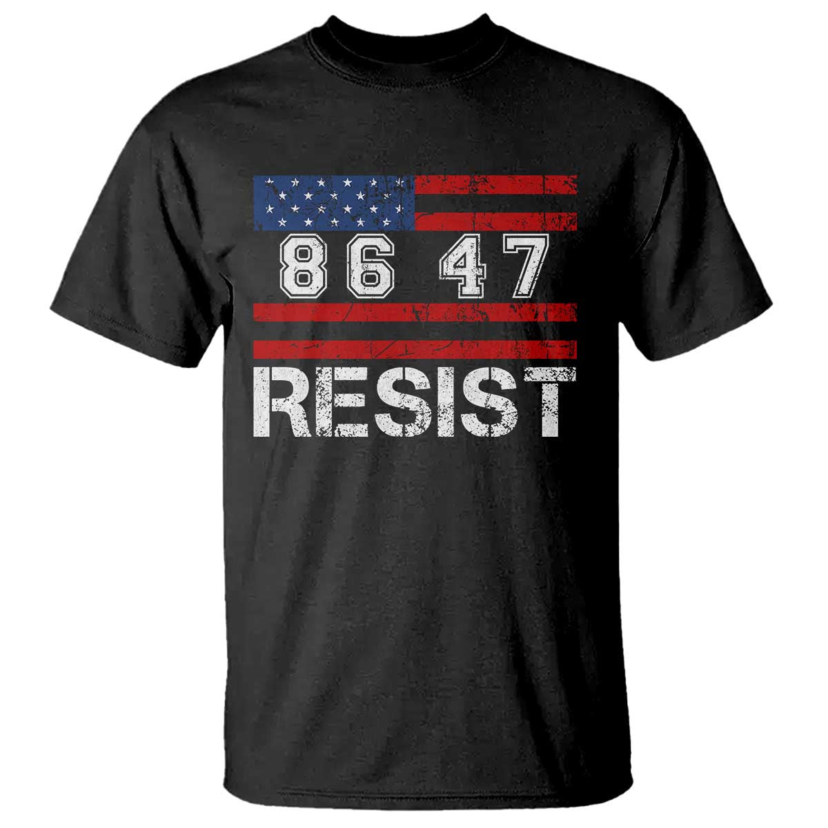 8647 Resist T Shirt Retro Social Justice American Flag TS10 Black Print Your Wear