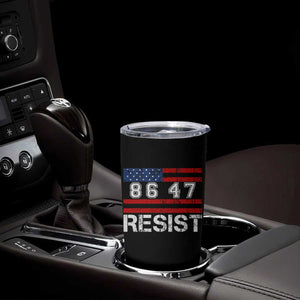 8647 Resist Tumbler Cup Retro Social Justice American Flag TS10 Print Your Wear
