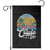 On Cruise Time Garden Flag Retro Summer Vacation Cruising TS10 Black Print Your Wear
