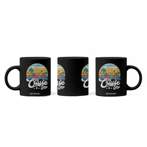 On Cruise Time Coffee Mug Retro Summer Vacation Cruising TS10 Print Your Wear