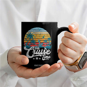 On Cruise Time Coffee Mug Retro Summer Vacation Cruising TS10 Print Your Wear