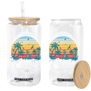 On Cruise Time Glass Can Retro Summer Vacation Cruising TS10 Print Your Wear