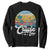 On Cruise Time Sweatshirt Retro Summer Vacation Cruising TS10 Black Print Your Wear