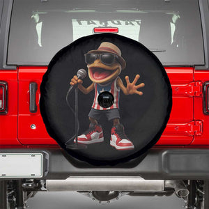 Coqui Puerto Rican Flag Spare Tire Cover Taino Boricua Frog Singing TS10 Black Print Your Wear