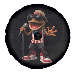 Coqui Puerto Rican Flag Spare Tire Cover Taino Boricua Frog Singing TS10 Print Your Wear