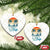 Beach Trip 2025 Ceramic Ornament Summer Vacation Vintage 70's Retro TS10 Print Your Wear