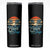 Beach Trip 2025 Skinny Tumbler Summer Vacation Vintage 70's Retro TS10 Black Print Your Wear