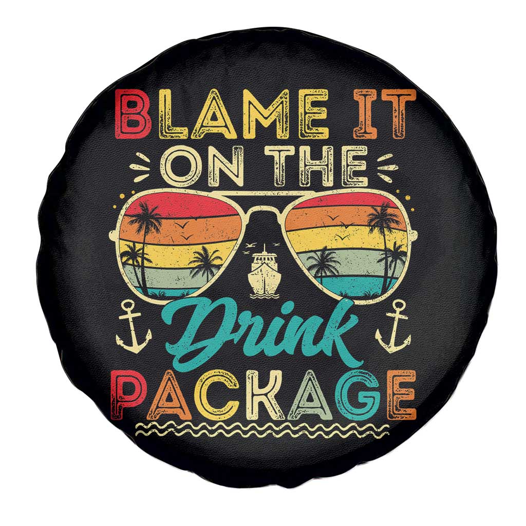 Funny Cruise Spare Tire Cover Blame it on The Cruise Package Cruising Matching TS10 Print Your Wear