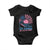 Life Happens The Beach Helps Baby Onesie Retro Coastal Ocean Therapy Cute Summer Vibes TS10 Black Print Your Wear