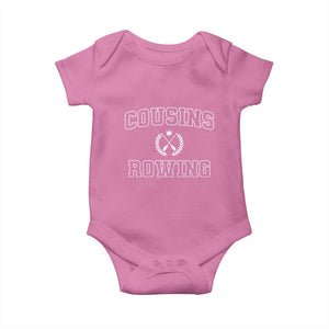 Cousins Rowing Baby Onesie Summer Romance Beach Vibes TS10 Azalea Print Your Wear
