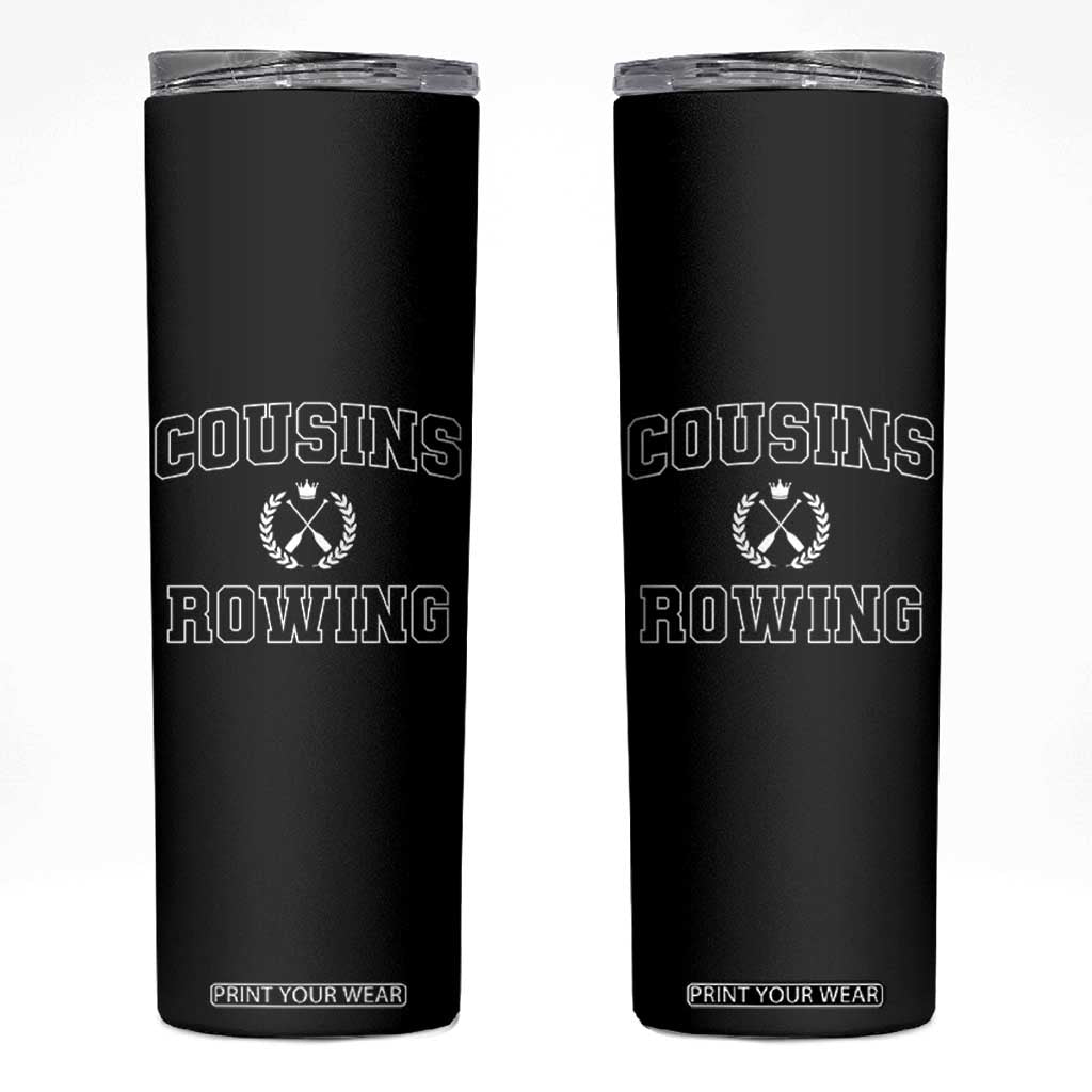 Cousins Rowing Skinny Tumbler Summer Romance Beach Vibes TS10 Black Print Your Wear