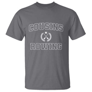 Cousins Rowing T Shirt Summer Romance Beach Vibes TS10 Charcoal Print Your Wear
