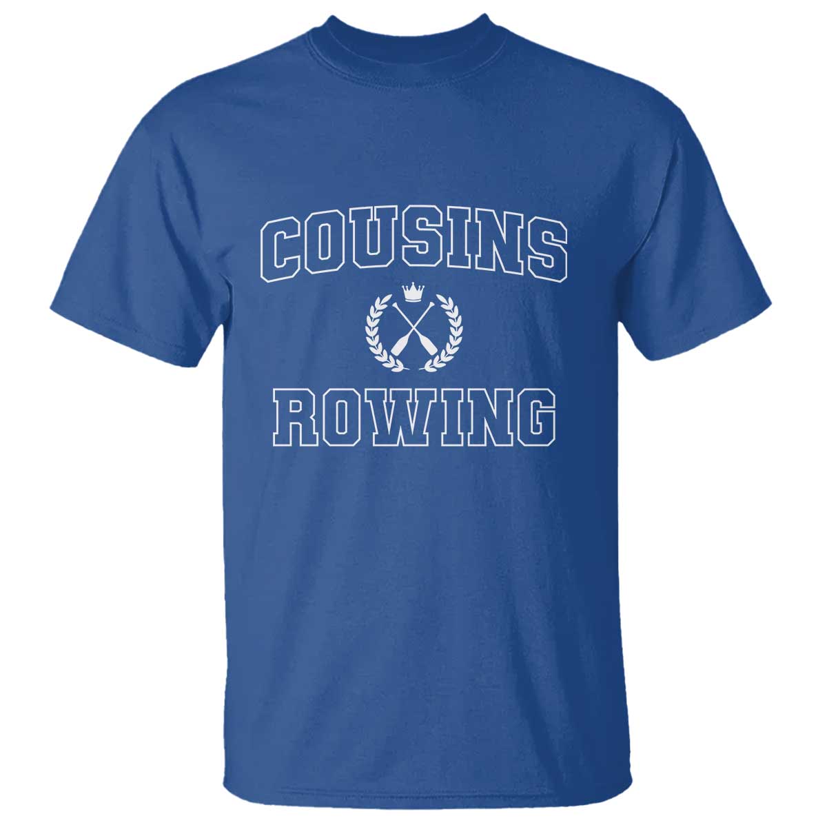 Cousins Rowing T Shirt Summer Romance Beach Vibes TS10 Royal Blue Print Your Wear